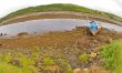 old ship in  ireland with fisheye lenses