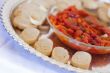 Sourdough Slices and Peppers on Tray