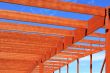 a wooden frame