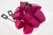 dragon fruits and  slice on plate 