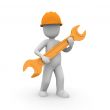 orange wrench