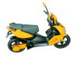 Modern scooter isolated