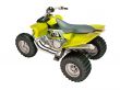 Quad bike isolated