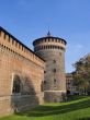  Sforzesco Castle in Milan