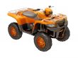 Quad bike isolated