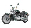 Classic motorcycle isolated