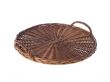 Wicker Tray On White Background