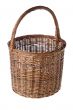Wicker Basket On White Background