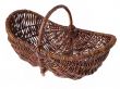 Wicker Basket On White Background