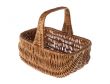Wicker Basket On White Background