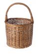Wicker Basket On White Background