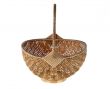 Wicker Basket On White Background