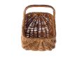 Wicker Basket On White Background