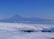 View of Teide from Mount of Garajonay on Gomera