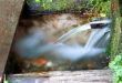 Water was flowing from an underground source, the spring.