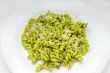 italian fusilli pasta and pesto