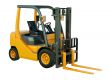Forklift truck isolated