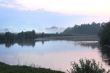 Early misty morning near the river.