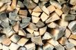 Cooked dry firewood for the fireplace.