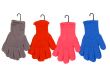 Four pairs of colorful gloves