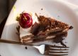 chocolate cake with cherries