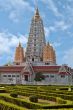 Vietnamese style temple in Thailand. Temple complex Wat Yan
