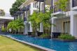 Swimming pool in spa resort