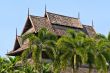 Thai church carved from palm