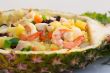 Seafoods with Rice and Pineapple