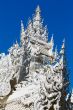 roof of the building at the White Temple in Chiang Mai