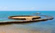 stone path in the sea