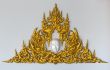 Golden Thai style stucco