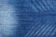 artificially aged denim, close-up 