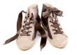 Pair of fashionable sneakers, isolate
