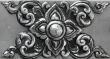 simple ornament, minted in silver