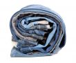 Different jeans, rolled up
