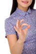 girl showing OK sign