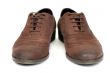 pair of brown casual design women`s shoes