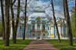 Pavilion in Catherine`s park in Tsarskoe Selo near Saint Petersb