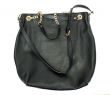 Black fashion women bag isolated at white background