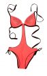 Bright conjoint swimsuit.
