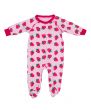 Clothing for newborns with strawberry pattern