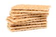 stack of wheat crackers