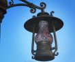 Lantern on the street its original form as an antique lamp.