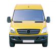 Commercial van isolated
