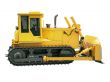 Heavy crawler bulldozer  isolated 