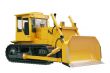 Heavy crawler bulldozer  isolated 