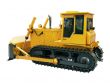 Heavy crawler bulldozer  isolated 