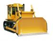 Heavy crawler bulldozer  isolated 