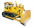Heavy crawler bulldozer  isolated 